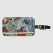 Skifahrer Gepäckanhänger (Vorderseite (Horizontal))