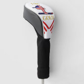 Skifahrer Golf Headcover (angewinkelt)