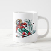 Skifahrer Jumbo  Jumbo-Tasse (Rechts)