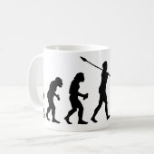 Skifahrer Kaffeetasse (Vorderseite Links)