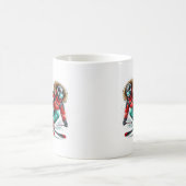 Skifahrer kaffeetasse (Mittel)