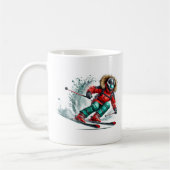 Skifahrer kaffeetasse (Links)