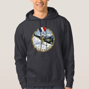 Skifahrer Les Deux Alpes, Frankreich, Mann Hoodie