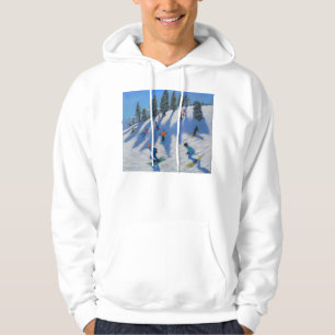 Skifahrer Lofer 2010 Hoodie