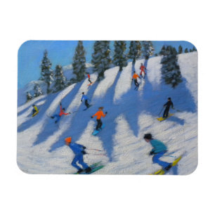 Skifahrer Lofer 2010 Magnet