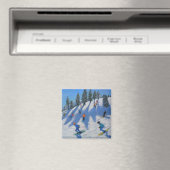 Skifahrer Lofer 2010 Magnet (In Situ (Geschirrspüler))