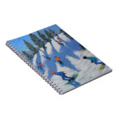 Skifahrer Lofer 2010 Notizblock (Rechte Seite)