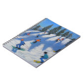 Skifahrer Lofer 2010 Notizblock (Linke Seite)