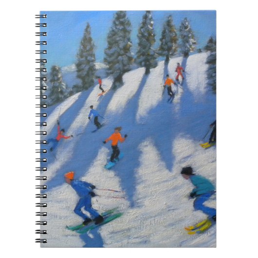 Skifahrer Lofer 2010 Notizblock (Vorderseite)