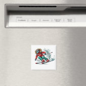 Skifahrer Magnet (In Situ (Geschirrspüler))