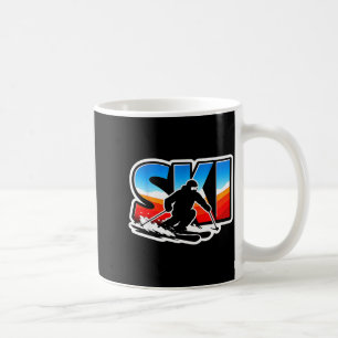 Skifahrer Skifahren Liebhaber Wintersport Berg Sch Kaffeetasse