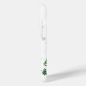 Skifahrer Skifahren Winterbaume Case-Mate iPhone Hülle (Rückseite / Links)