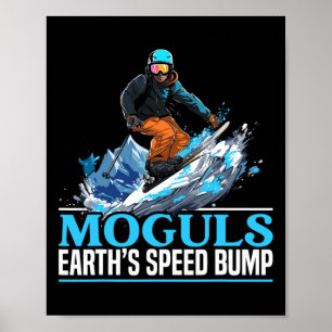 Skifahrer Skifahrer Skisaison Wintersport Schnee B Poster