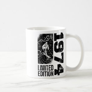 Skifahrer Skifahrer Vintage Geboren 1974 Geburtsta Kaffeetasse