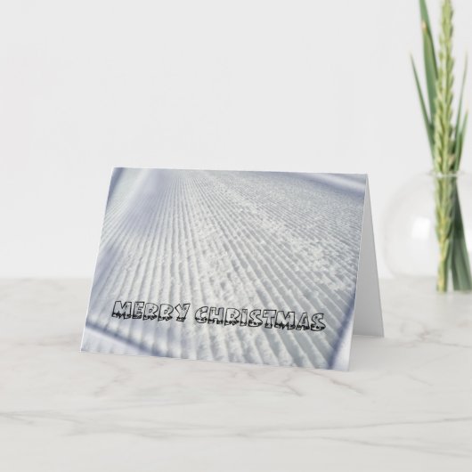 Skifahrer / Snowboarder Weihnachten (Vorderseite)