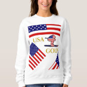Skifahrer Sweatshirt (Vorderseite)