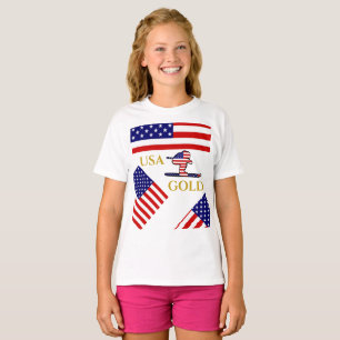 Skifahrer T-Shirt