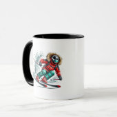 Skifahrer tasse (Vorderseite Links)