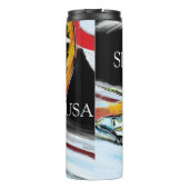 Skifahrer Thermosbecher (Rückseite)
