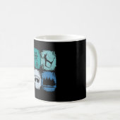 Skifahrer Wintersport Kaffeetasse (VorderseiteRechts)