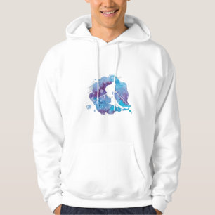 Skifahrer Wintersport Skifahren Geschenk Idee Hoodie