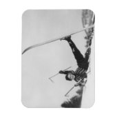 Skifahrerin 2 magnet (Vertikal)