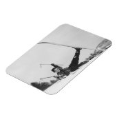 Skifahrerin 2 magnet (Linke Seite)