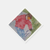 Skiferien-Party Serviette (Ecke)