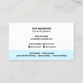 Skiff Fishing Bootcharta Business Card Visitenkarte (Rückseite)