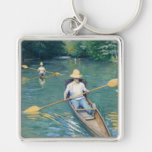 Skiffs durch Gustave Caillebotte Schlüsselanhänger (Vorne)