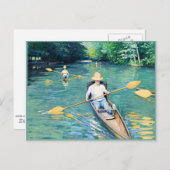 Skiffs, Kunstwerke von Gustave Caillebotte Postkarte (Vorne/Hinten)
