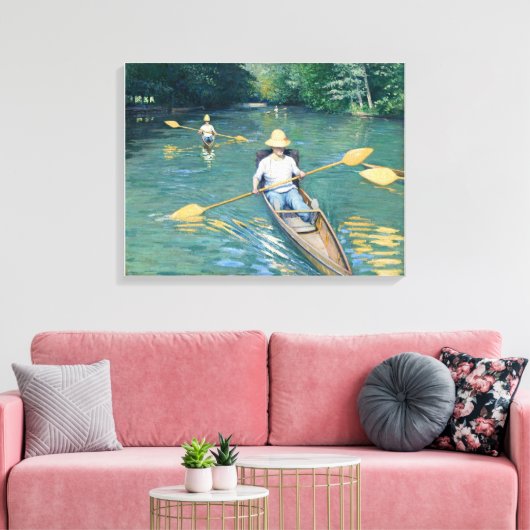 Skiffs Leinwanddruck (Insitu (Wohnzimmer))