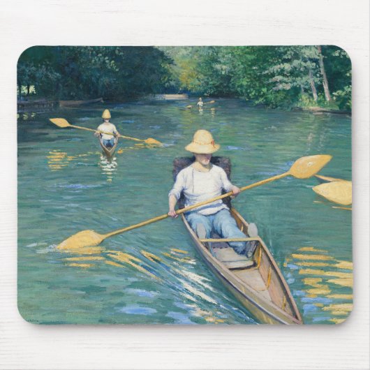 Skiffs von Gustave Caillebotte Mousepad (Vorne)