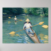 Skiffs von Gustave Caillebotte Poster (Vorne)