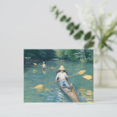 Skiffs von Gustave Caillebotte Postkarte (Stehend Vorderseite)