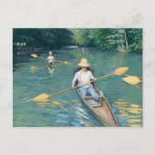 Skiffs von Gustave Caillebotte Postkarte (Vorderseite)