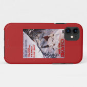 Skiförderungsposter Case-Mate iPhone Hülle (Rückseite (Horizontal))