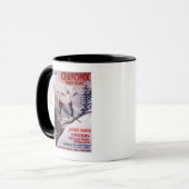 Skiförderungsposter Tasse (Vorderseite Links)