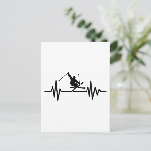 Skifrequenz Postkarte (Stehend Vorderseite)