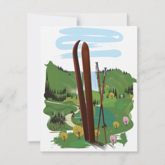 Skigebiet (Vorderseite)