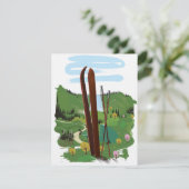 Skigebiet (Stehend Vorderseite)