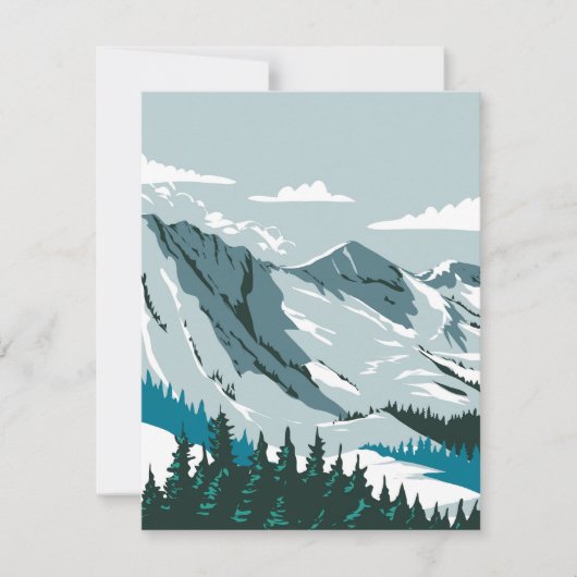 Skigebiet Alta Mitteilungskarte (Vorderseite)