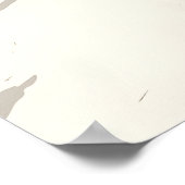 Skigebiet Chatel Reiseplakat Poster (Ecke)