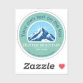 Skigebiet Hunter Mountain New York Aufkleber (Blatt)
