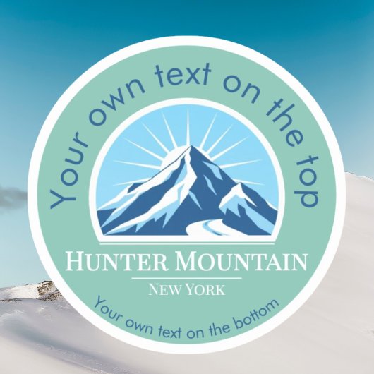 Skigebiet Hunter Mountain New York Aufkleber
