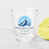 Skigebiet Ischgl im Paznaun Österreich Schnapsglas (Vorderseite)