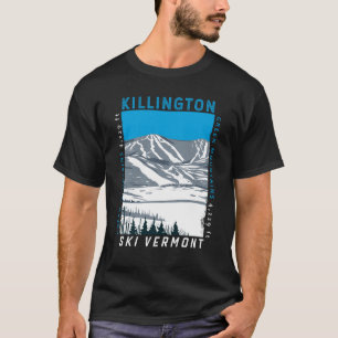 Skigebiet Killington Winter Vermont Vintage T-Shirt