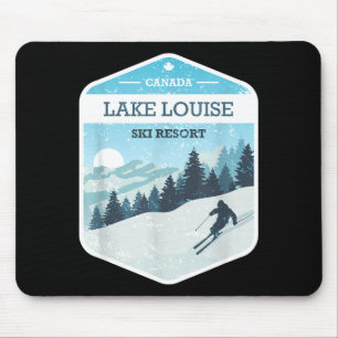 Skigebiet Lake Louise Kanada Snowboarden Skifahren Mousepad