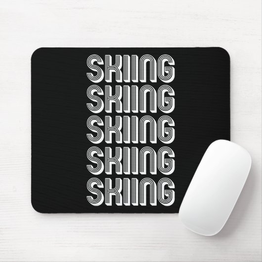 Skigebiet Lover 1 Mousepad (Mit Mouse)