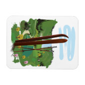 Skigebiet Magnet (Horizontal)